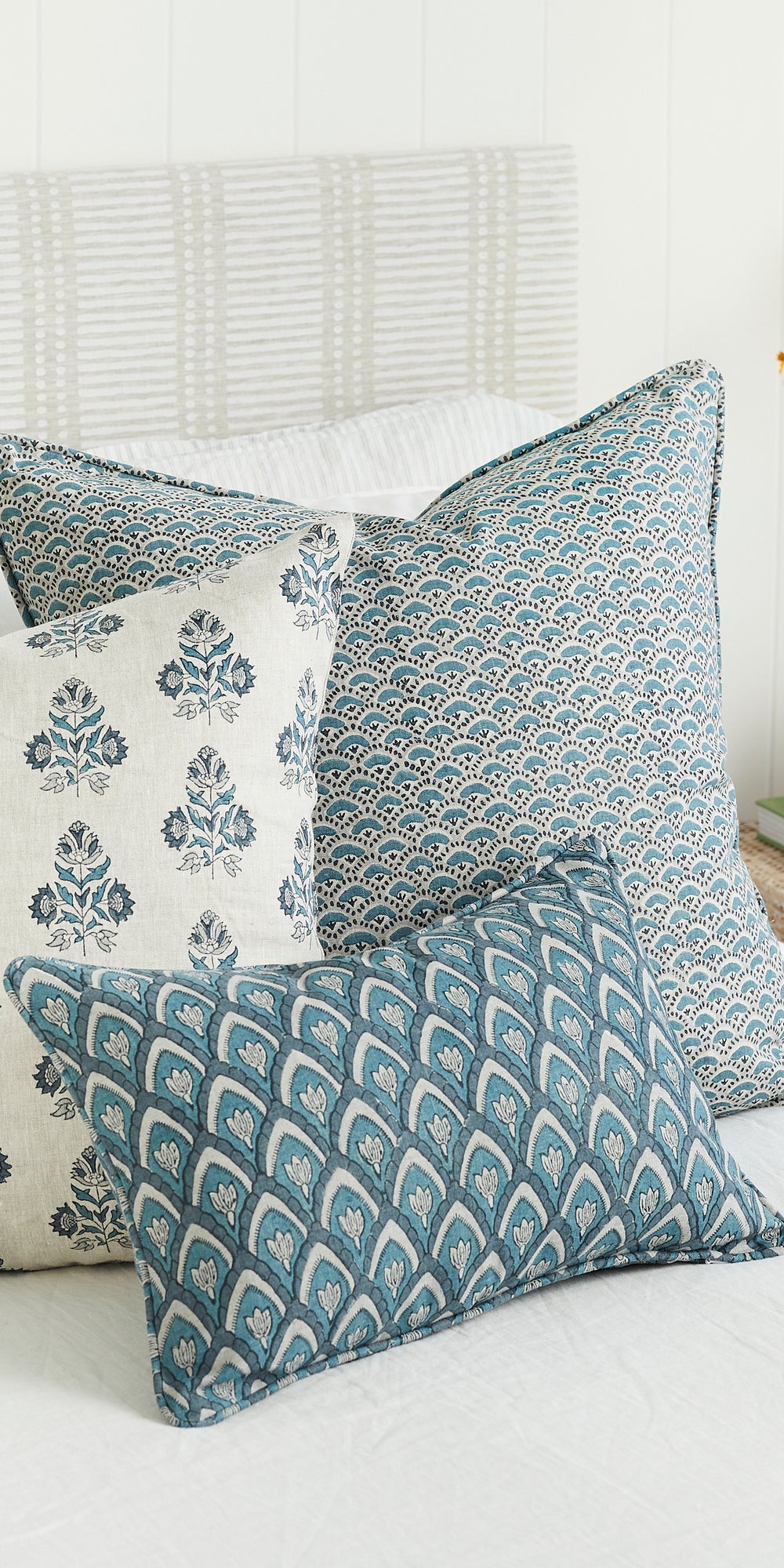 Ankara Mineral Pillowcase in - Cushions - Walter G Australia