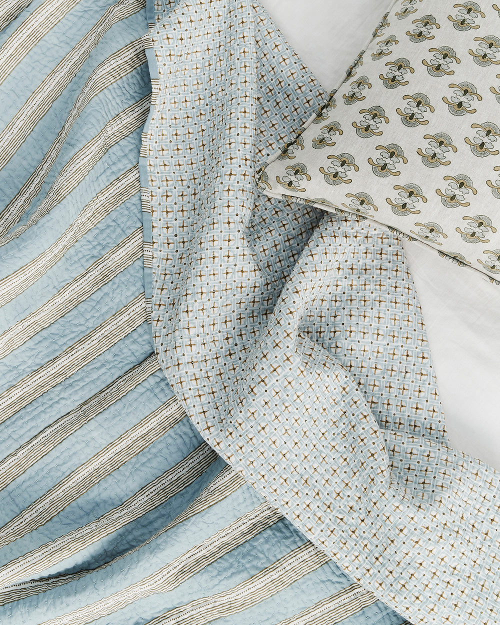 Fiore Khaki Pillowcase