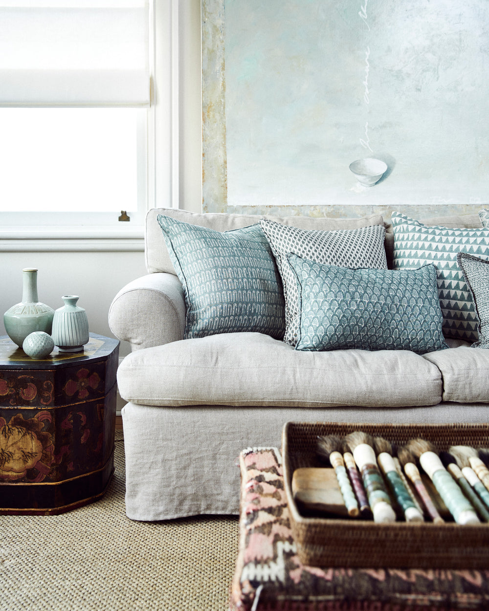 Scopello Celadon Pillowcase