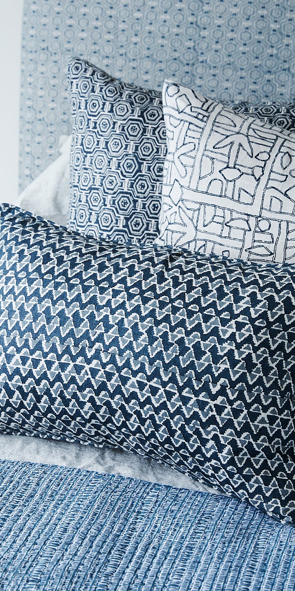 Zaire Indian Teal Pillowcase in - Cushions - Walter G Australia