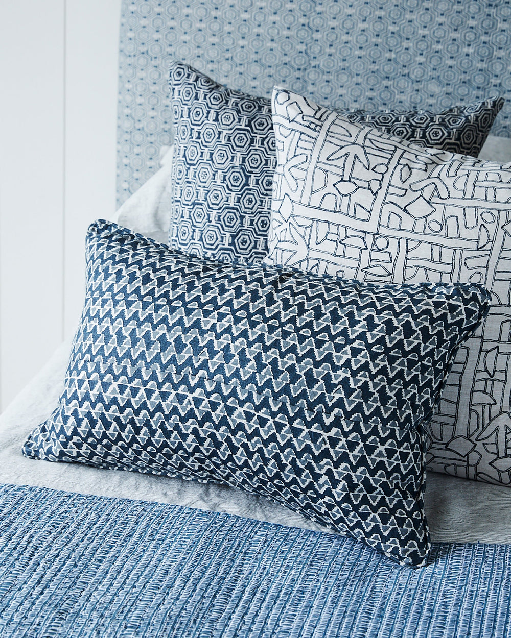 Zaire Indian Teal Pillowcase in - Cushions - Walter G Australia