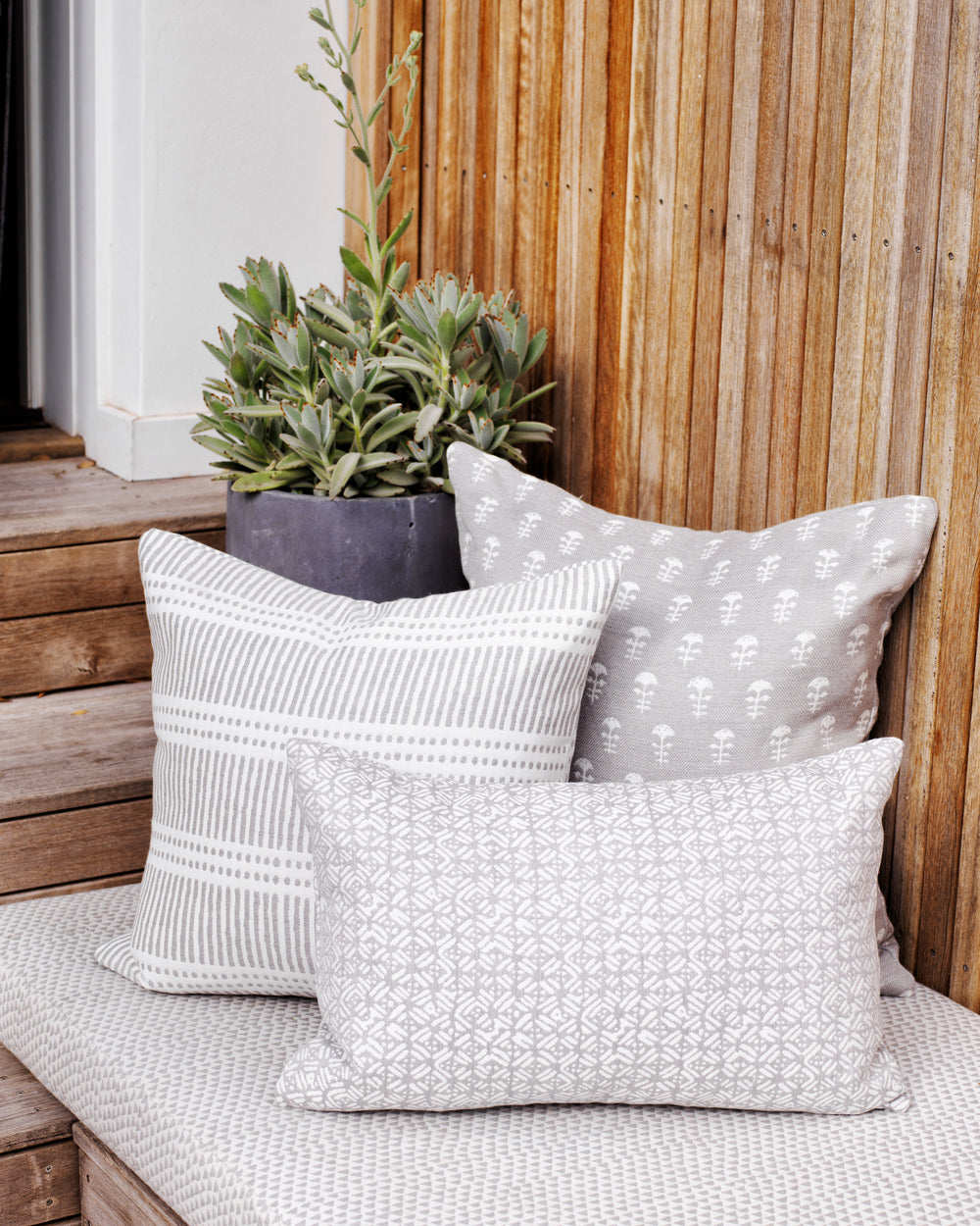 Dash Dot Albatross Outdoor Pillowcase in - Cushions - Walter G Australia