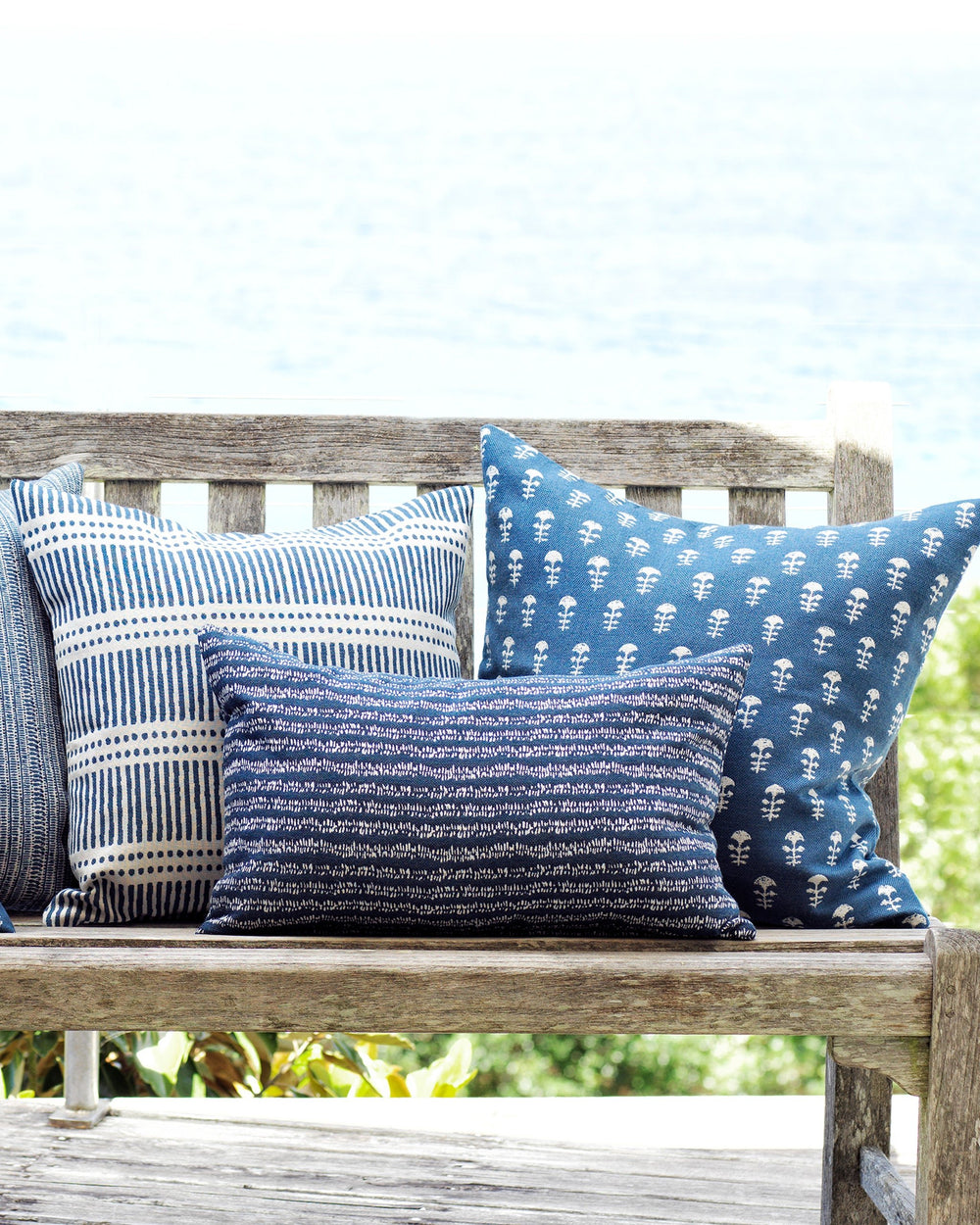 Dash Dot Atlantic Outdoor Pillowcase in - Cushions - Walter G Australia