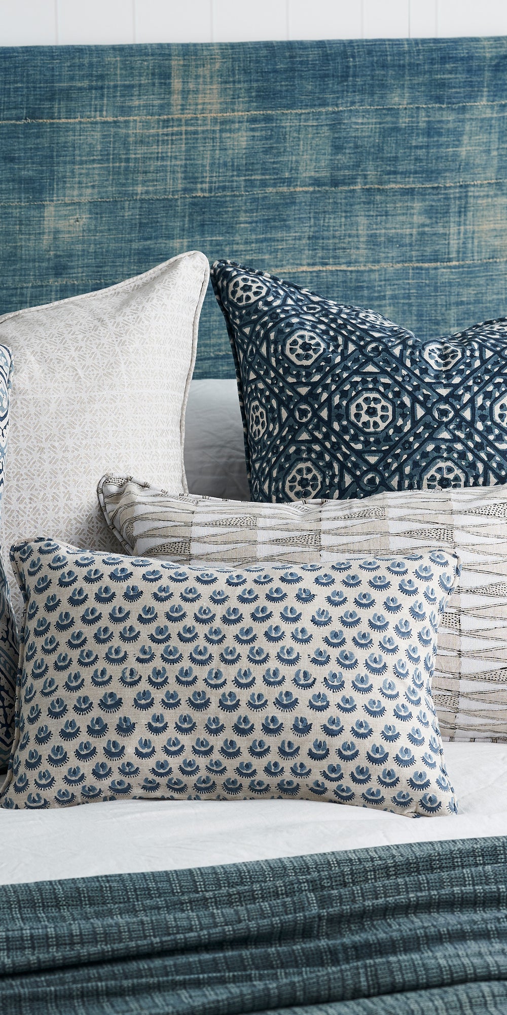 Jaisalmer Denim Pillowcase in - Cushions - Walter G Australia