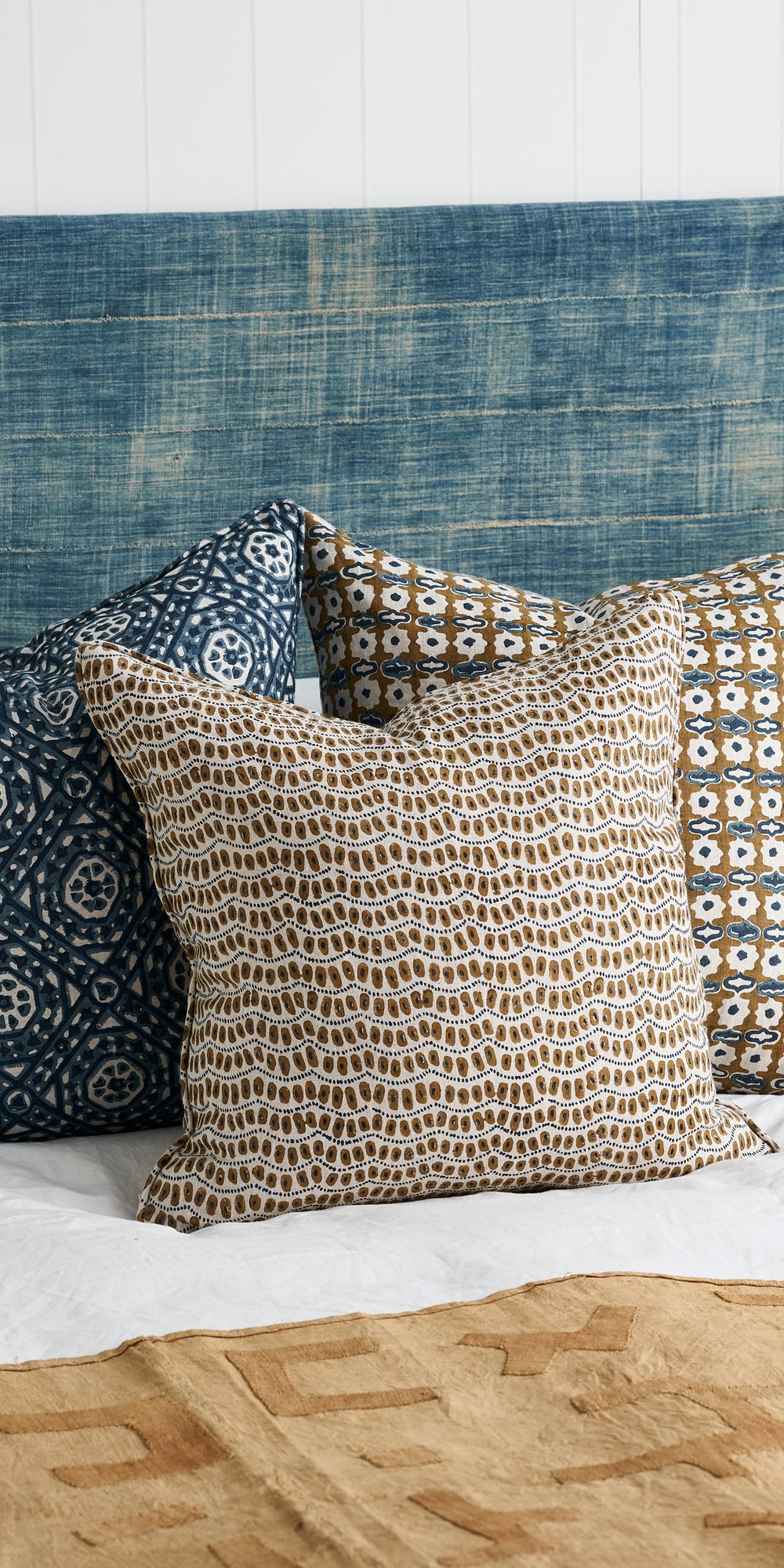 Jaisalmer Denim Pillowcase in - Cushions - Walter G Australia
