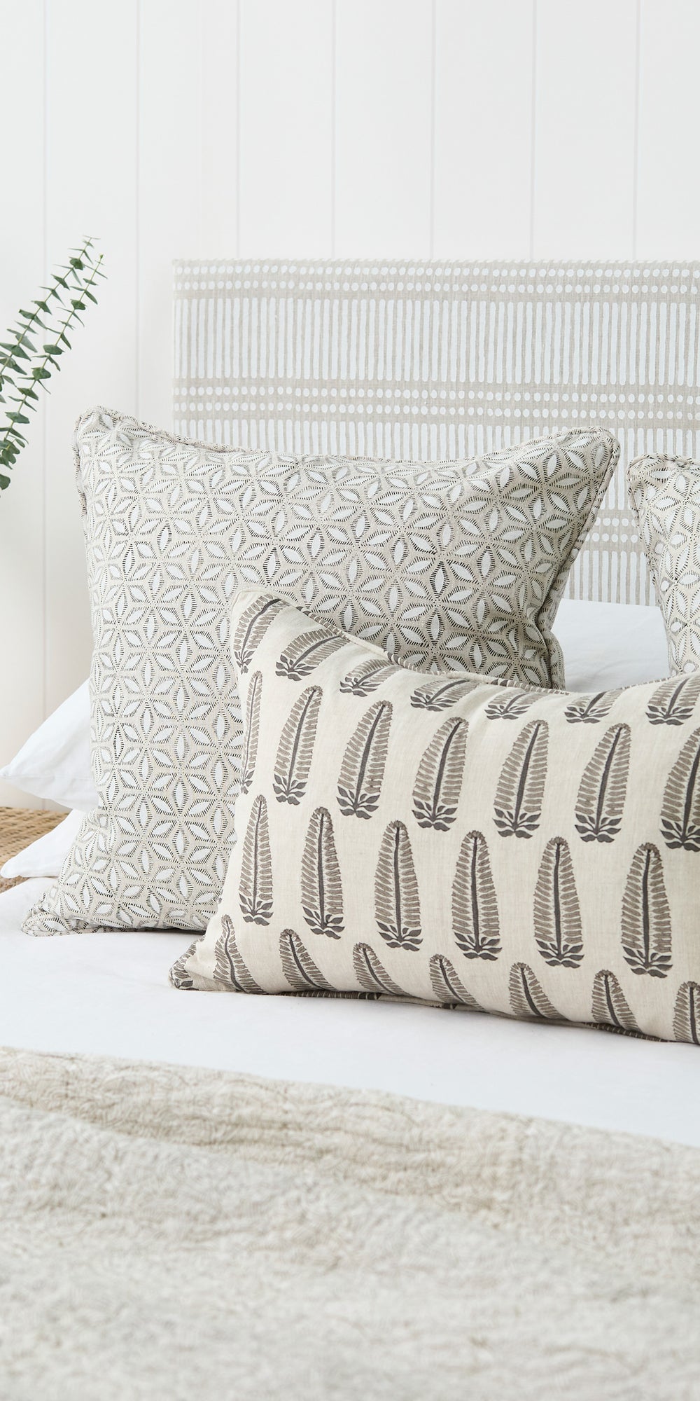 Akola Mud Pillowcase in - Cushions - Walter G Australia