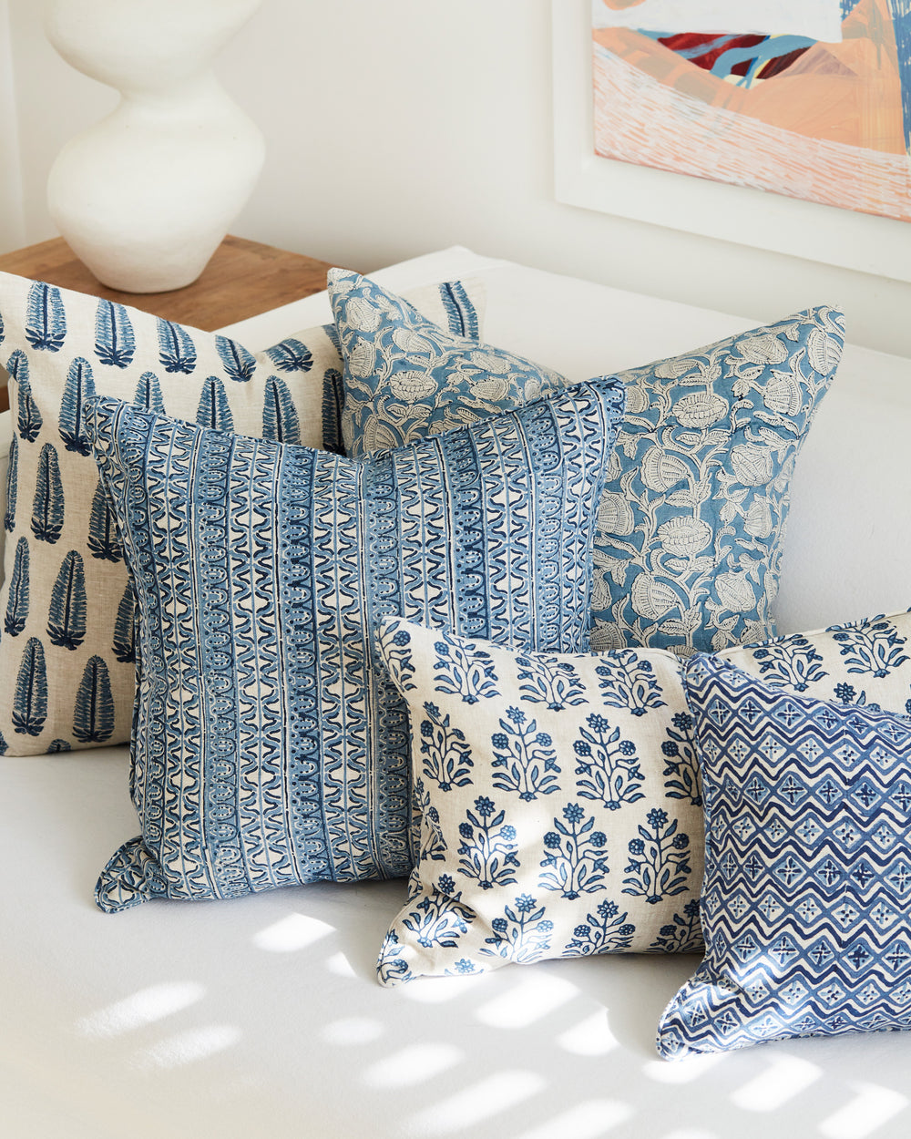 Marbella Azure Pillowcase