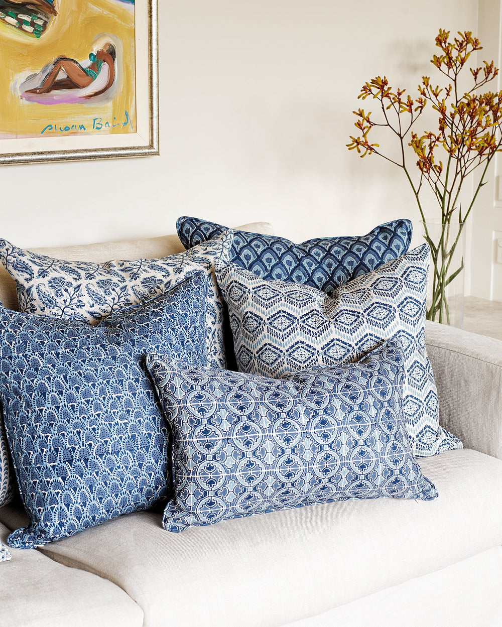 Haveli Riviera Pillowcase in - Cushions - Walter G Australia