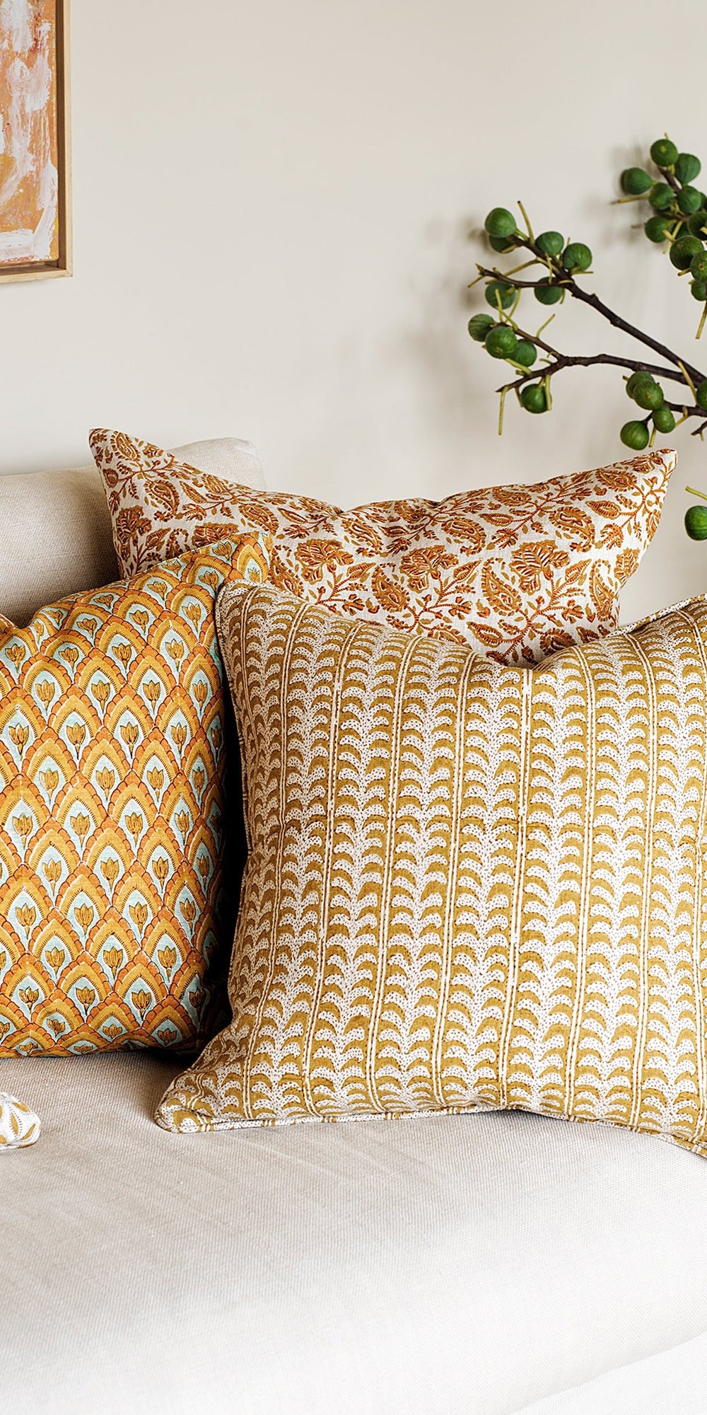 Chintz Spice Pillowcase in - Cushions - Walter G Australia