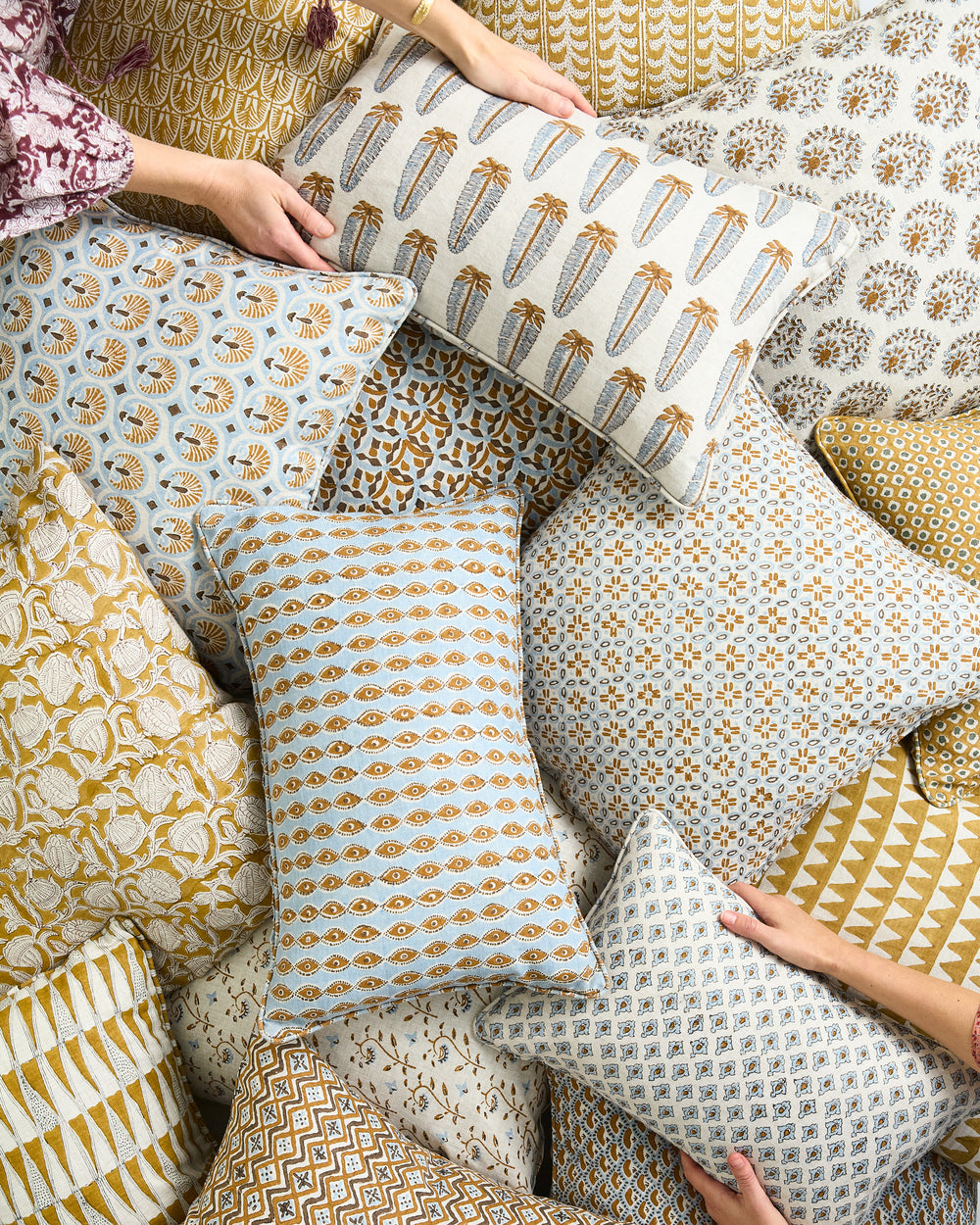 Marbella Saffron Pillowcase