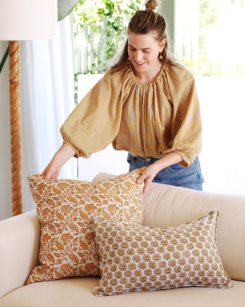 Chintz Spice Pillowcase in - Cushions - Walter G Australia