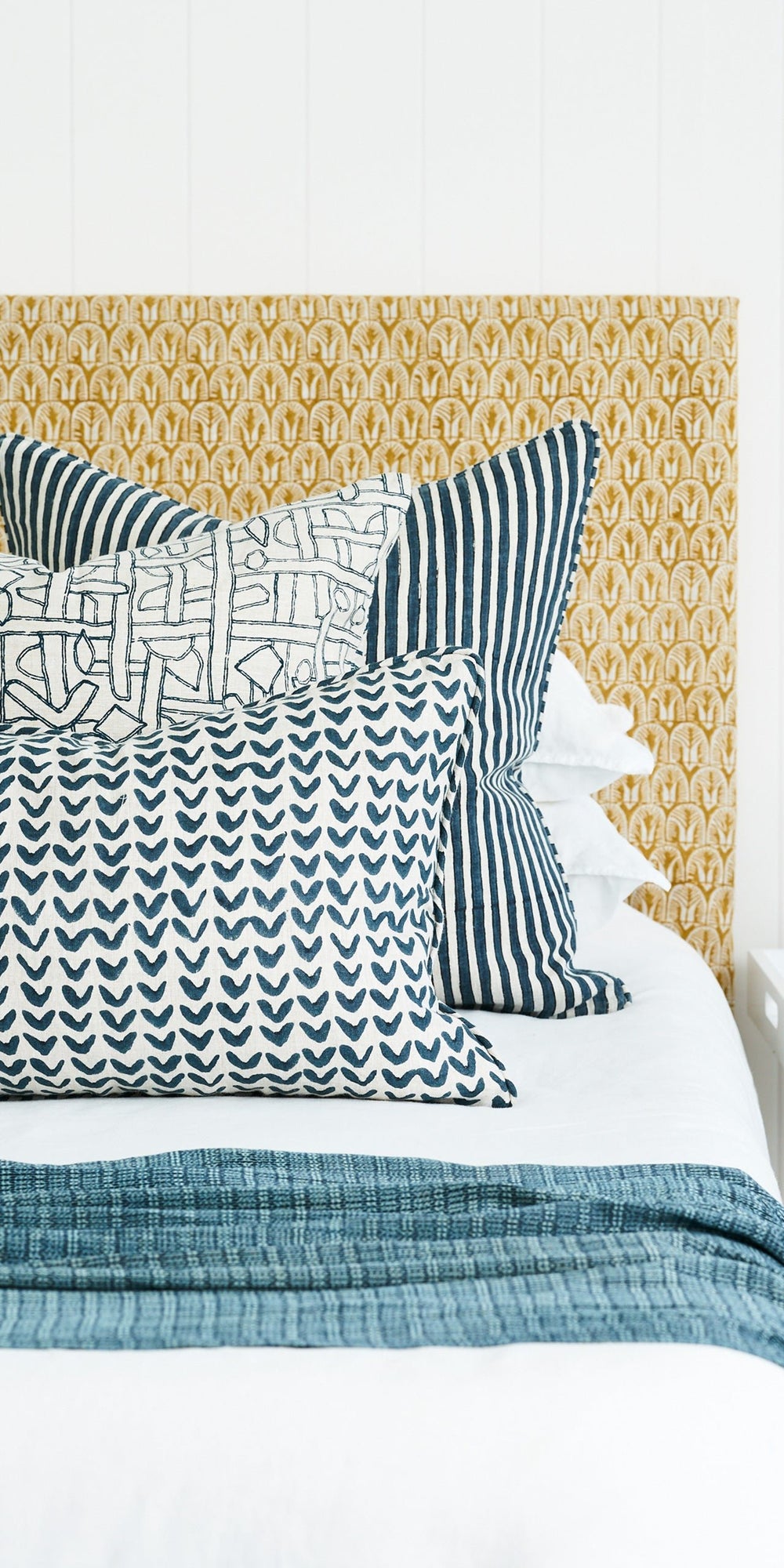 Zaire Indian Teal Pillowcase in - Cushions - Walter G Australia