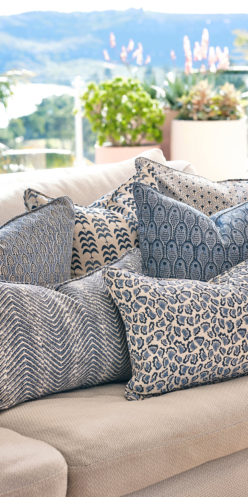 Laharia Azure Pillowcase
