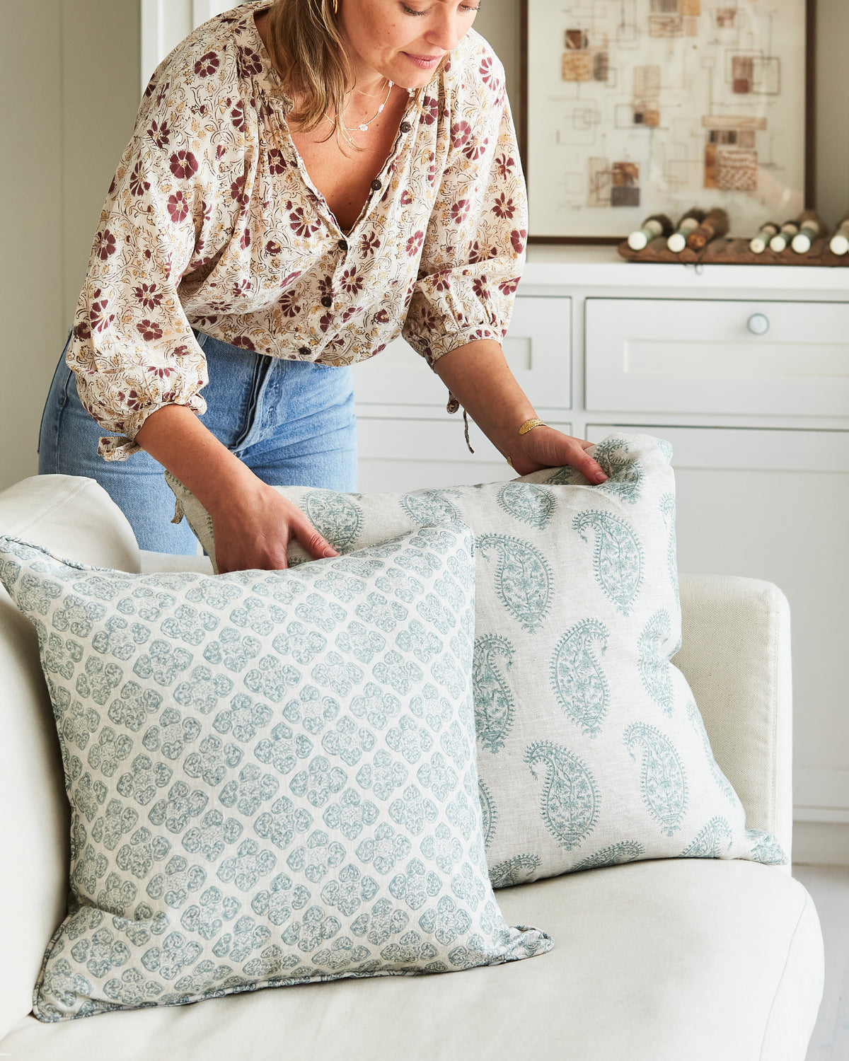 Shanghai Celadon Pillowcase
