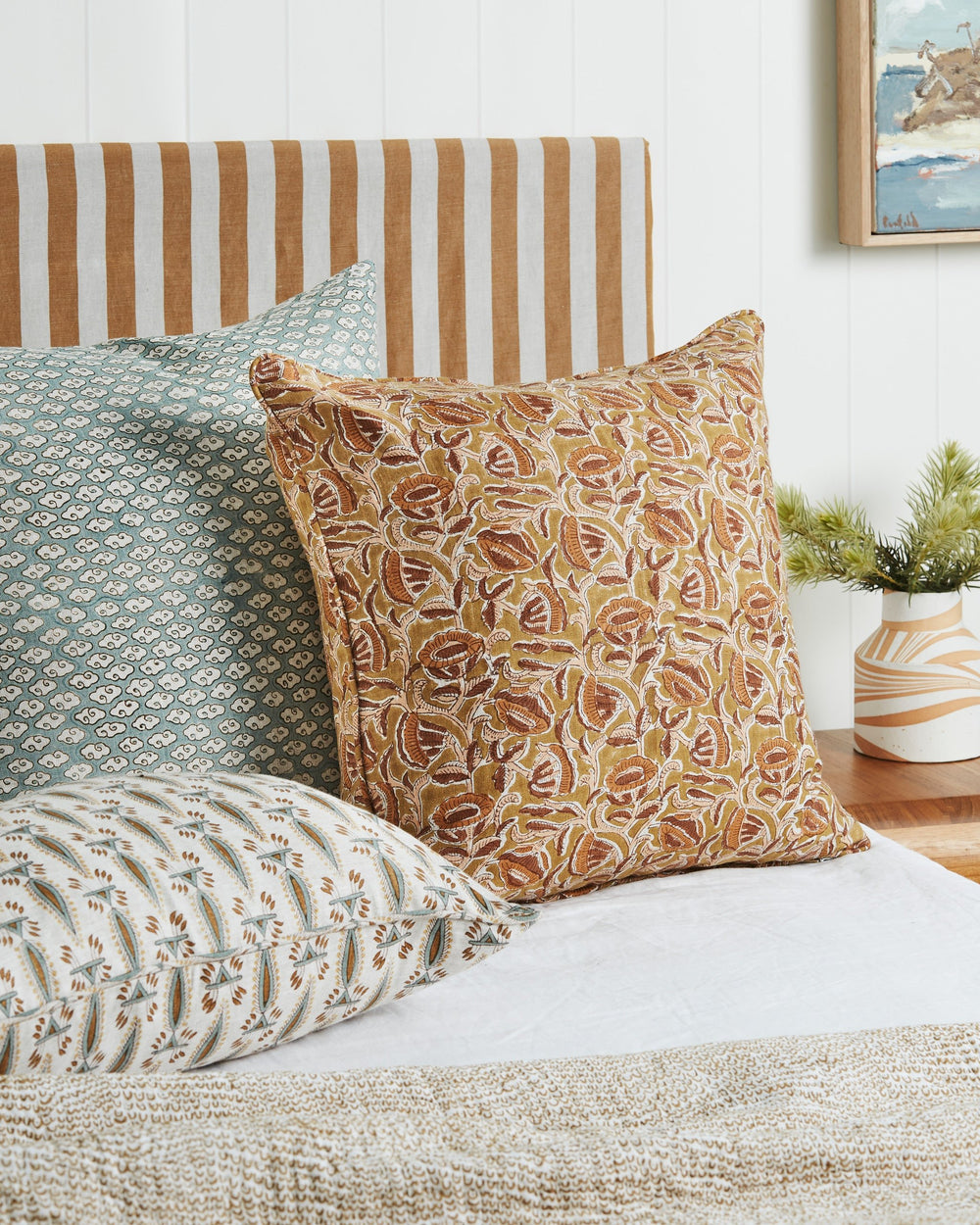 Kumo Oak Celadon Pillowcase in - Cushions - Walter G Australia
