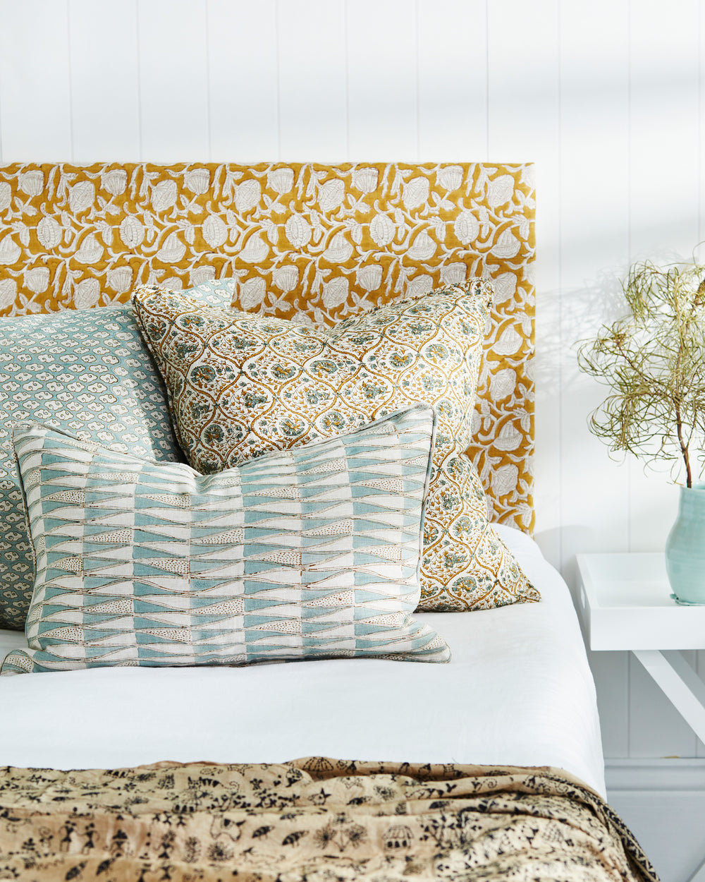 Kumo Oak Celadon Pillowcase