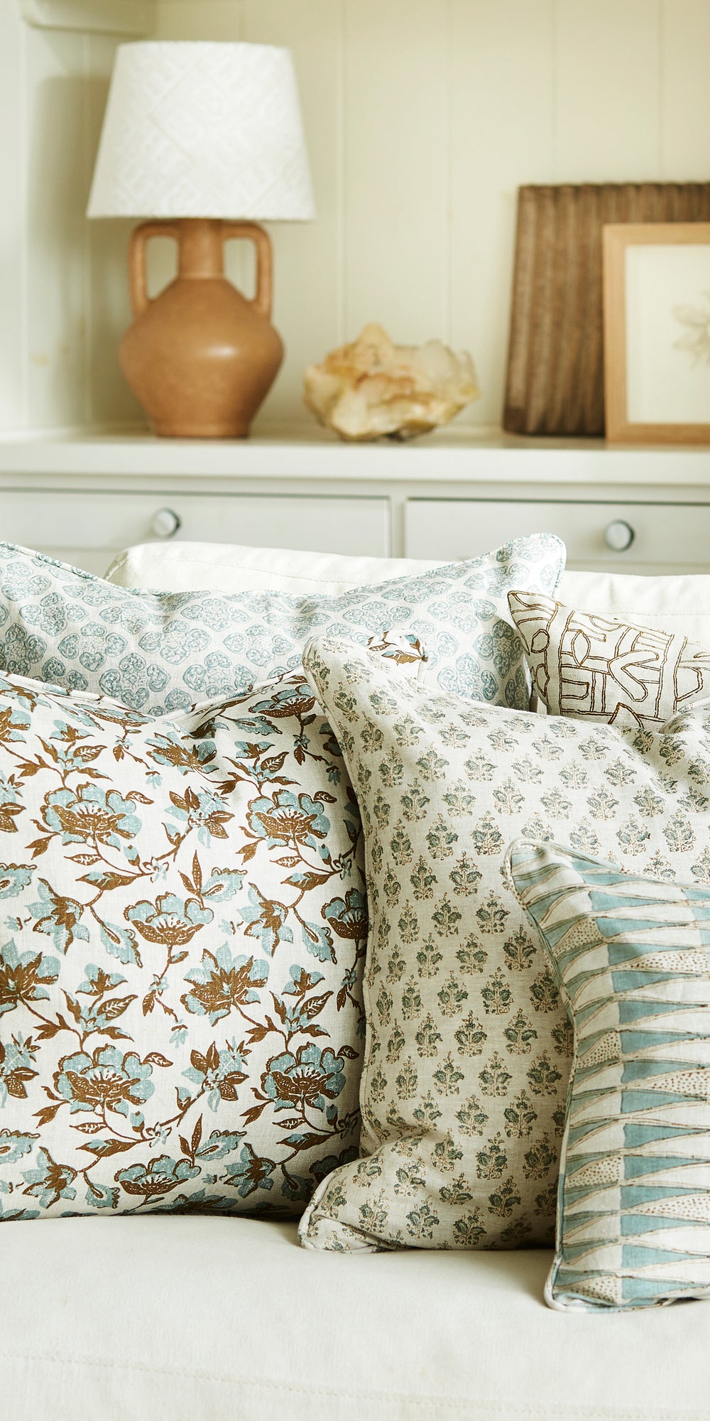 Shanghai Celadon Pillowcase in - Cushions - Walter G Australia