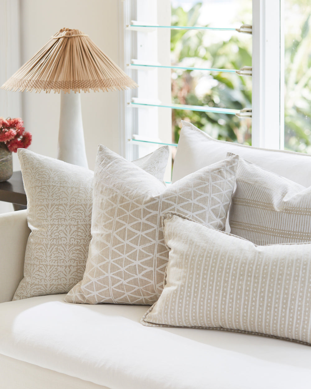 Hakuro Chalk Pillowcase in - Cushions - Walter G Australia
