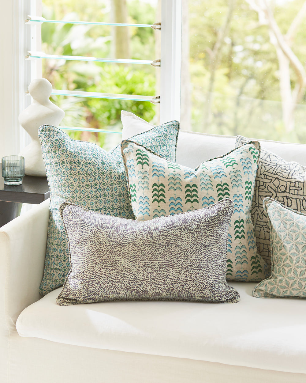 Hanami Light Blue Rectangle Pillowcase