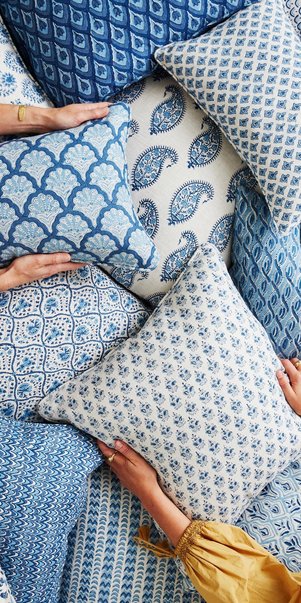 Paisley Riviera Pillowcase in - Cushions - Walter G Australia