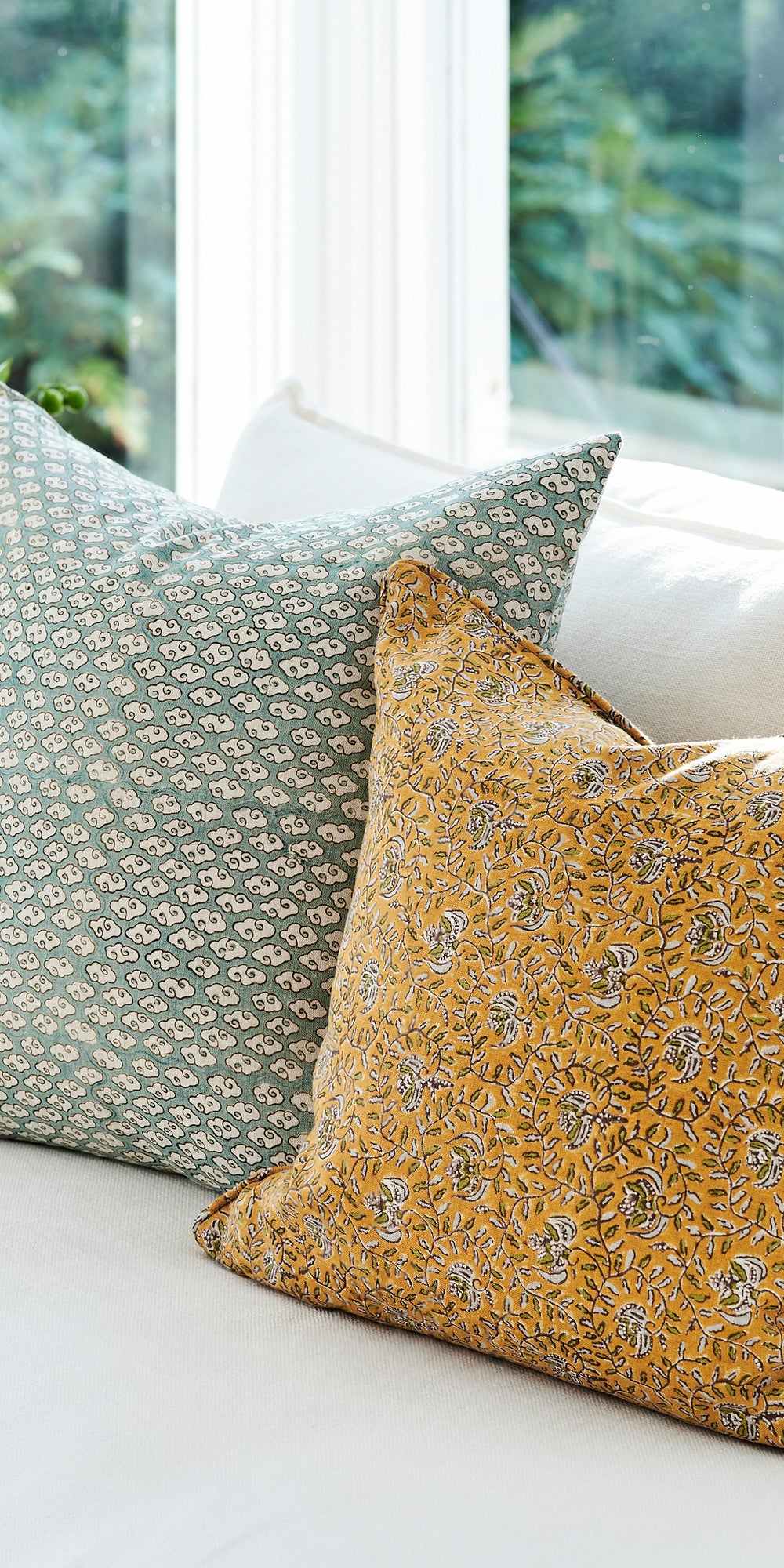 Kumo Oak Celadon Pillowcase in - Cushions - Walter G Australia