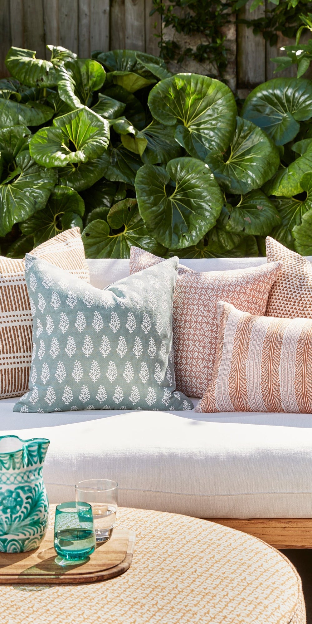 Balos Papaya Outdoor Pillowcase in - Cushions - Walter G Australia