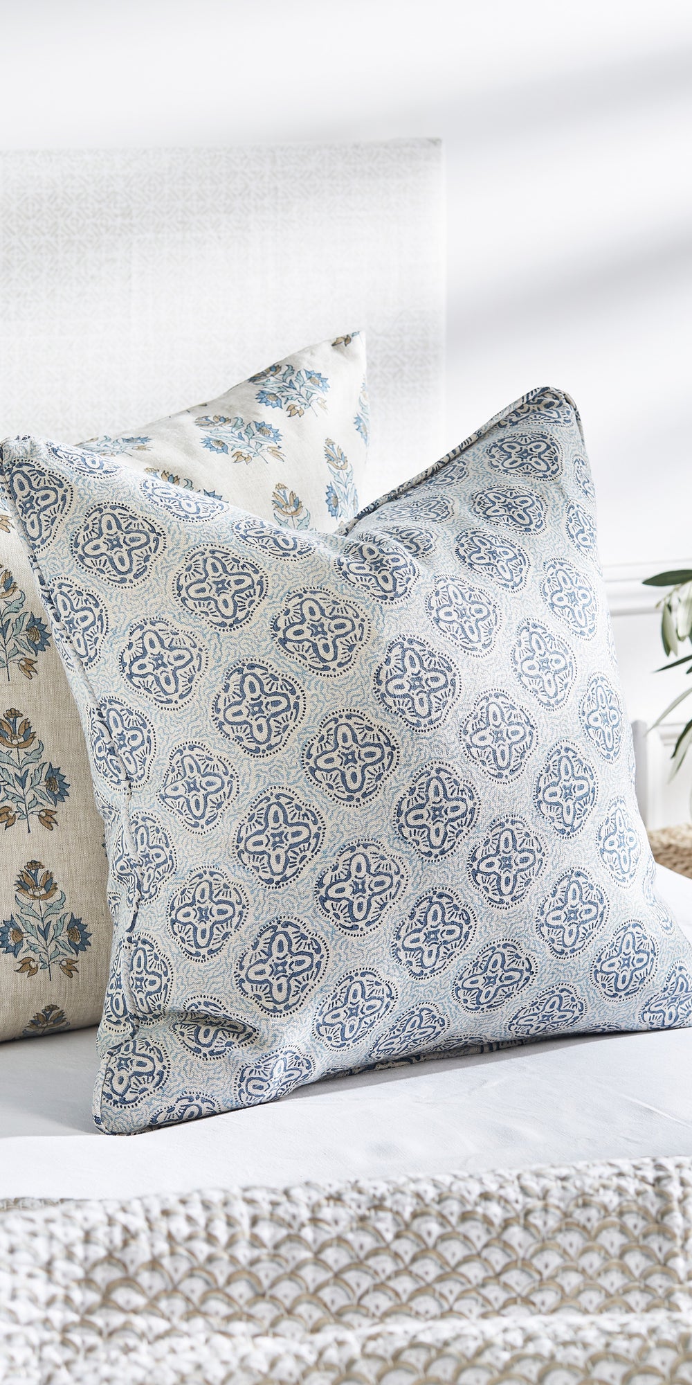 Ankara Fresh Azure Pillowcase in - Cushions - Walter G Australia