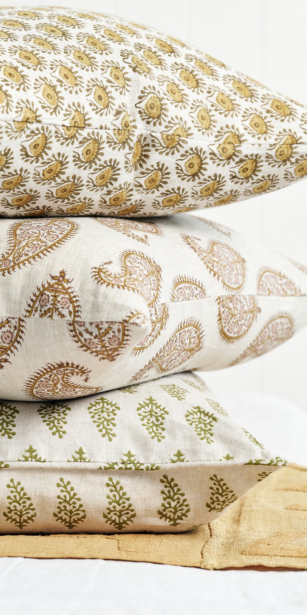 Lyon Saffron Pillowcase in - Cushions - Walter G Australia