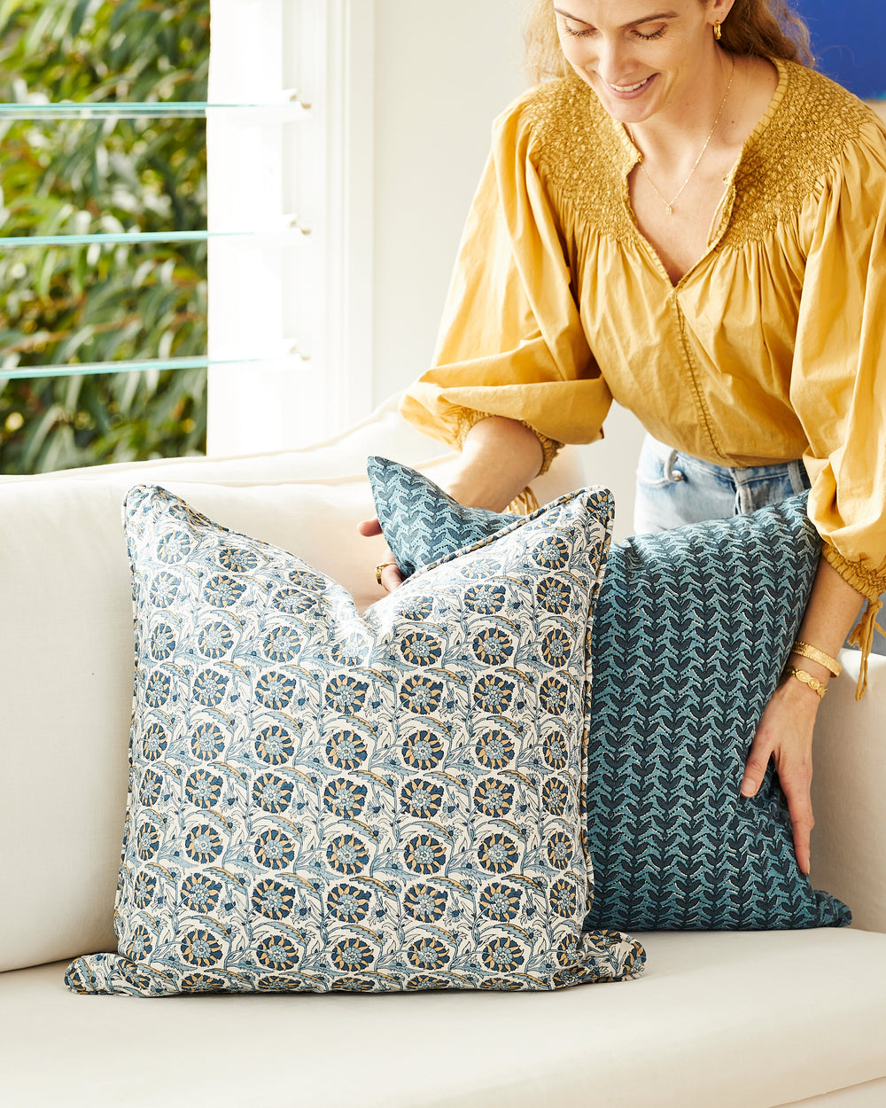 Aswan Azure Pillowcase