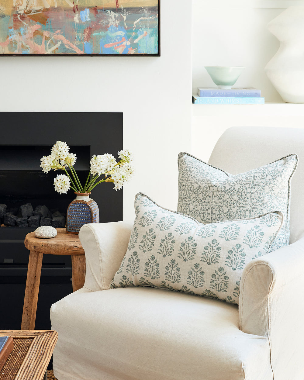 Palermo Celadon Pillowcase in - Cushions - Walter G Australia