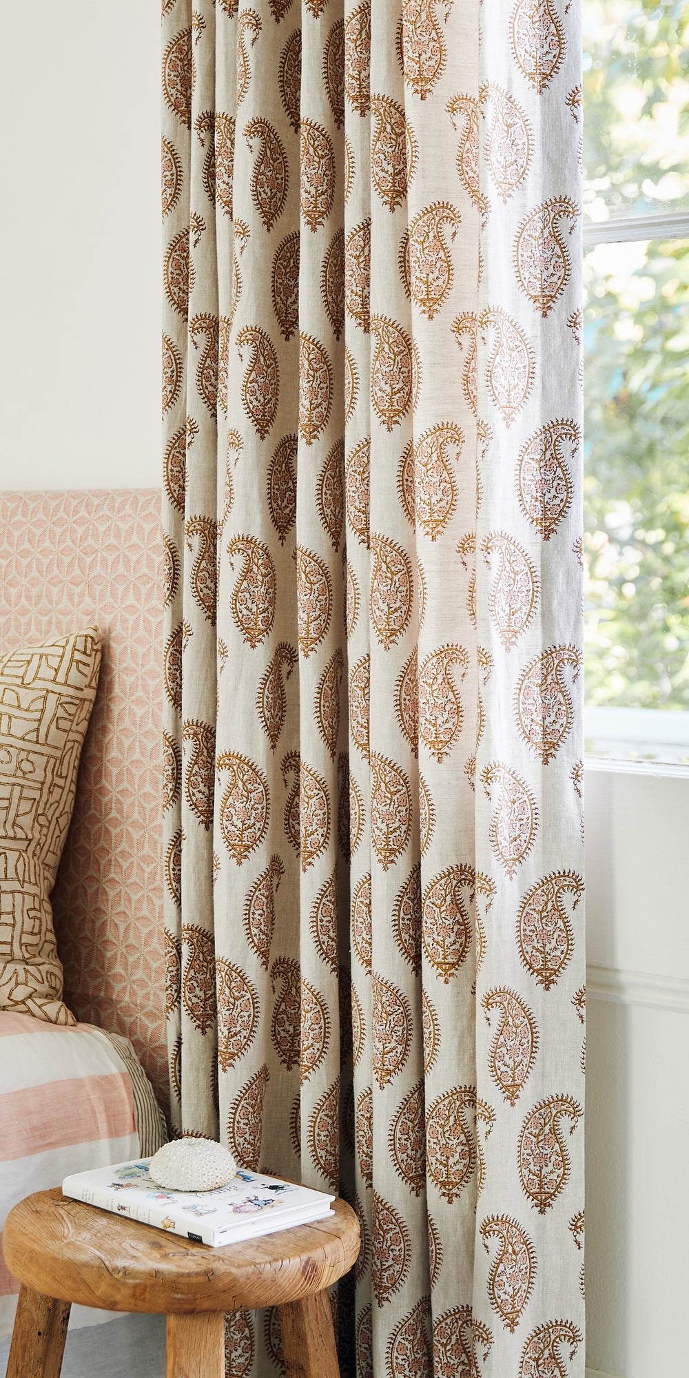Paisley Petal Linen in - Fabric - Walter G Australia