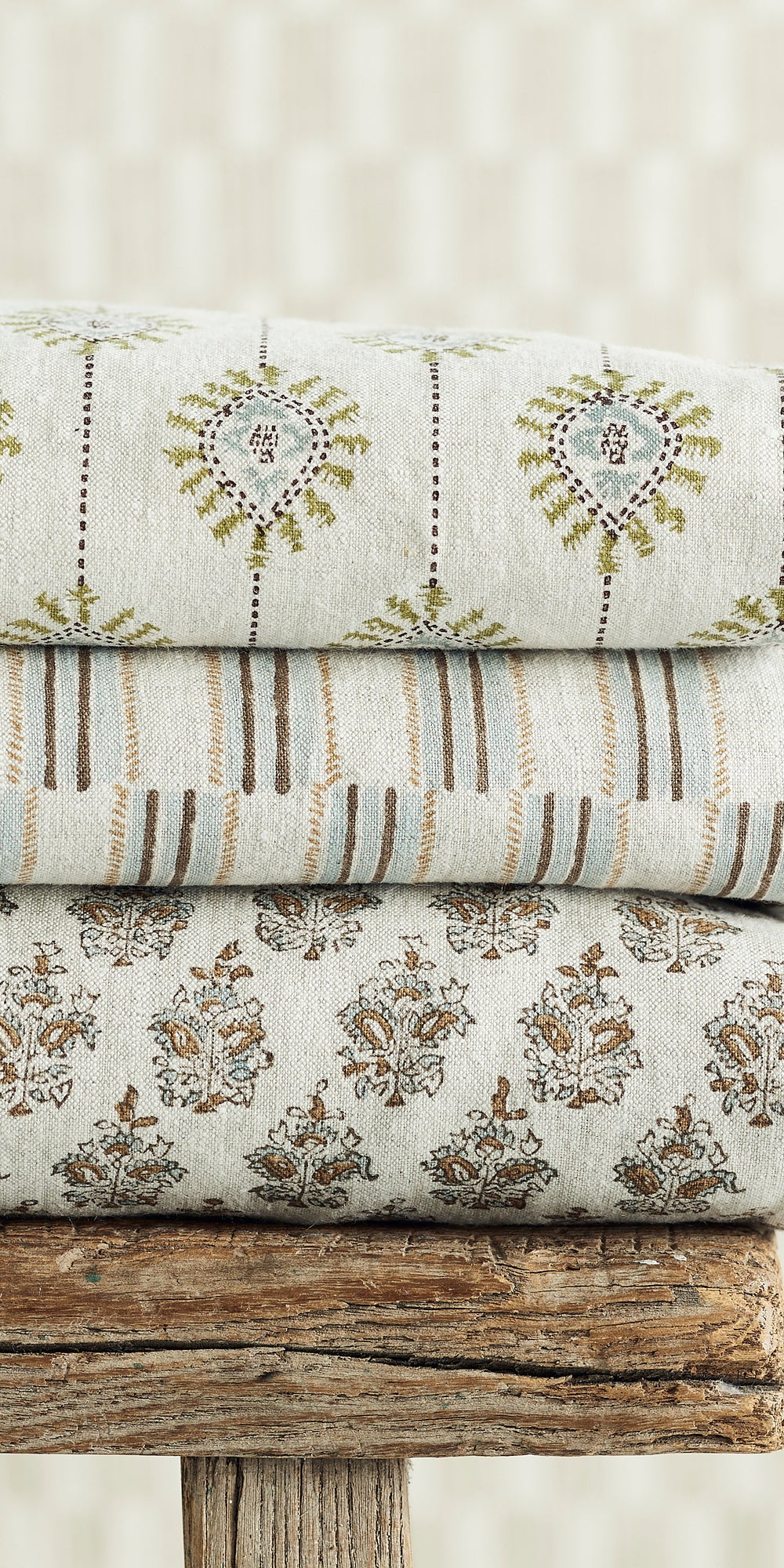 Sanganer Sahara Linen in - Fabric - Walter G Australia