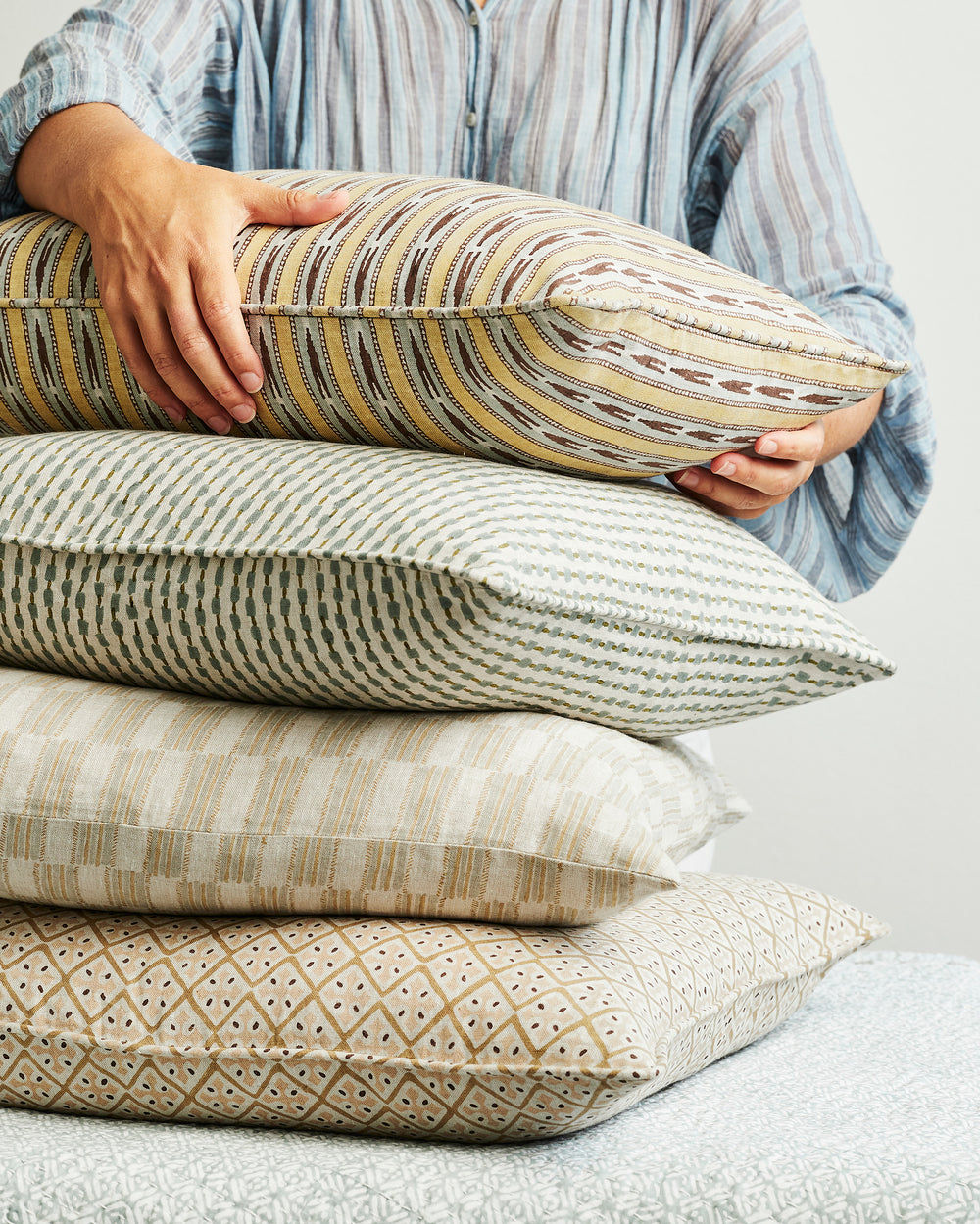 Mashru Mimosa Pillowcase in - Cushions - Walter G Australia