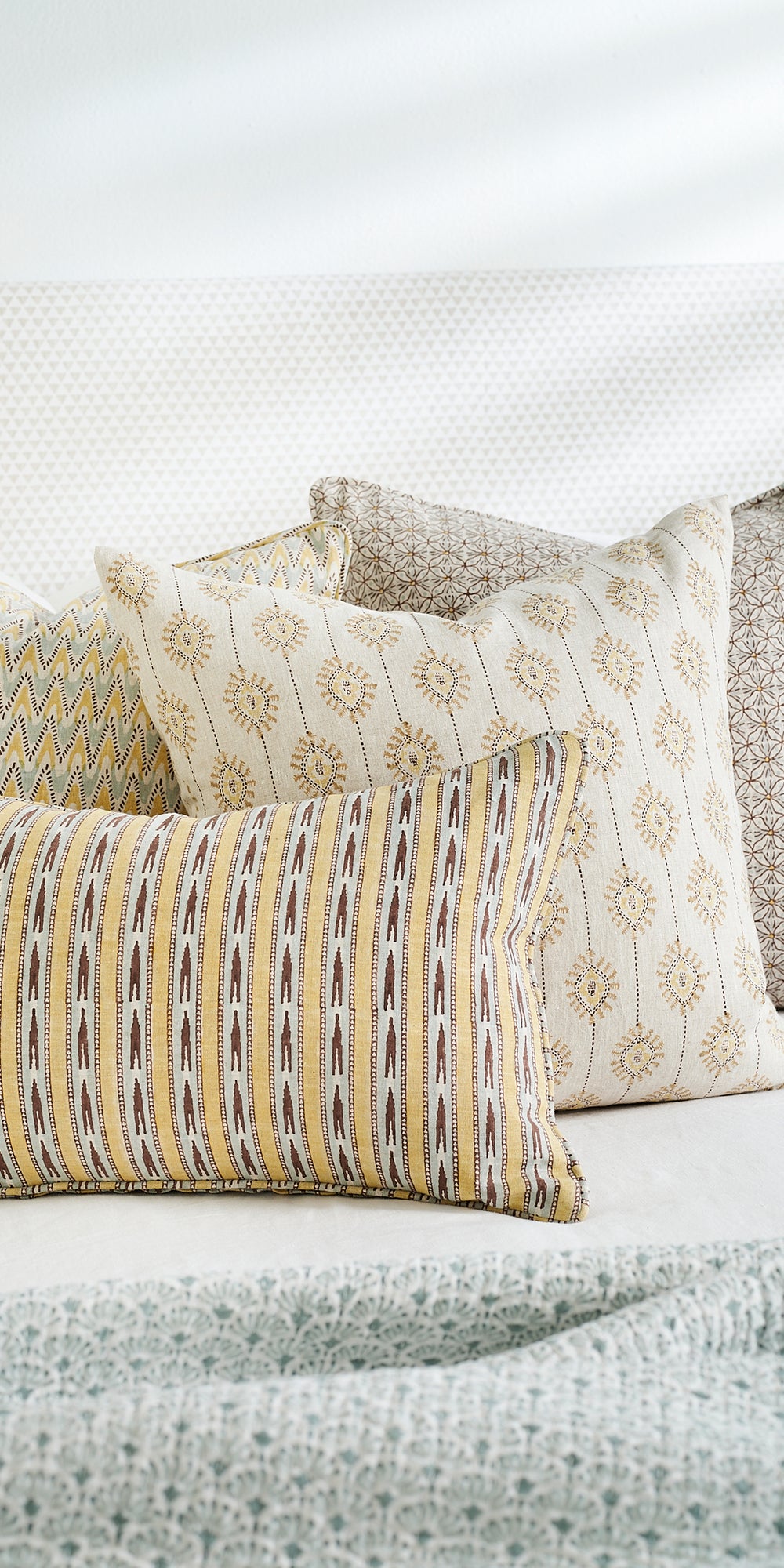 Hakone Mimosa Pillowcase in - Cushions - Walter G Australia