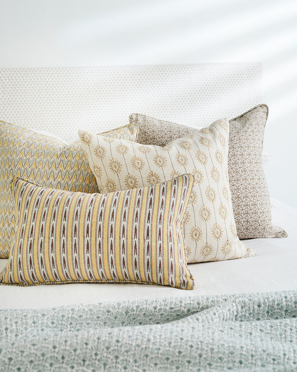 Hakone Mimosa Pillowcase in - Cushions - Walter G Australia