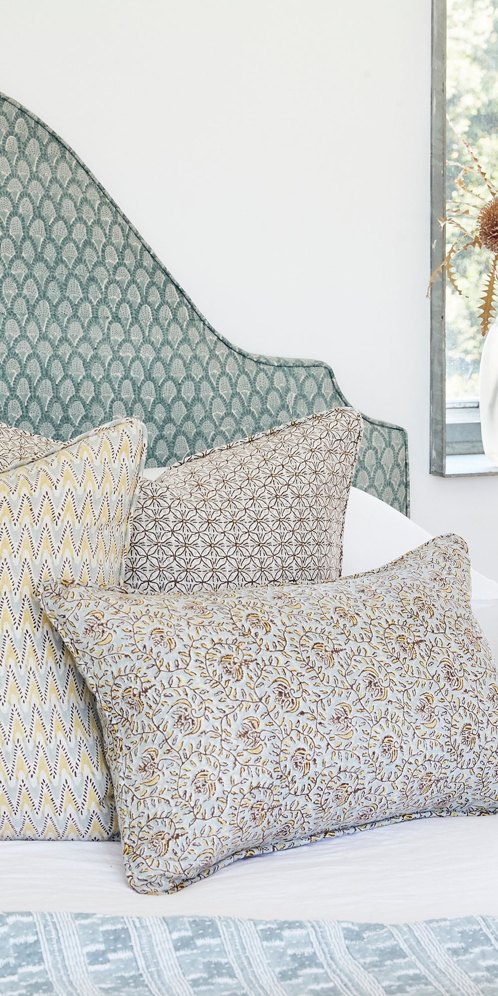 Scopello Celadon Linen in - Fabric - Walter G Australia