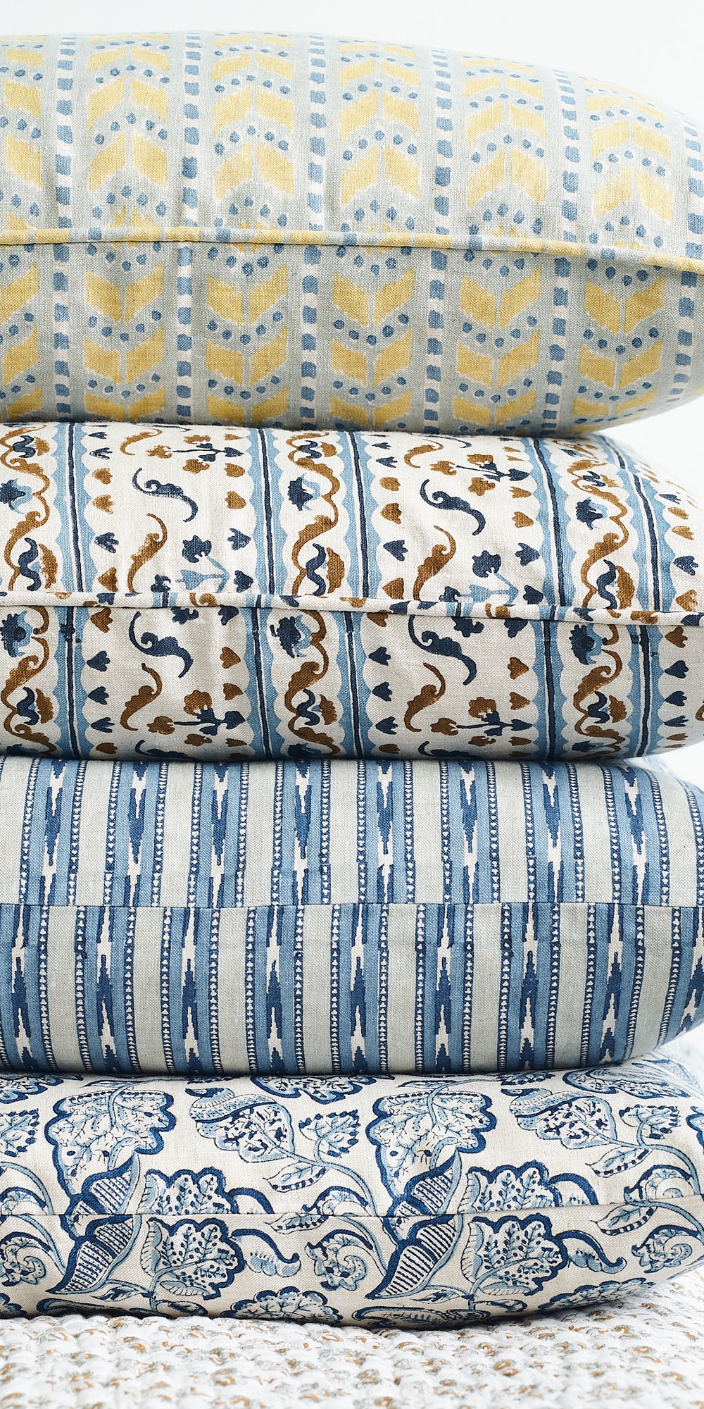 Savoie Denim Pillowcase in - Cushions - Walter G Australia
