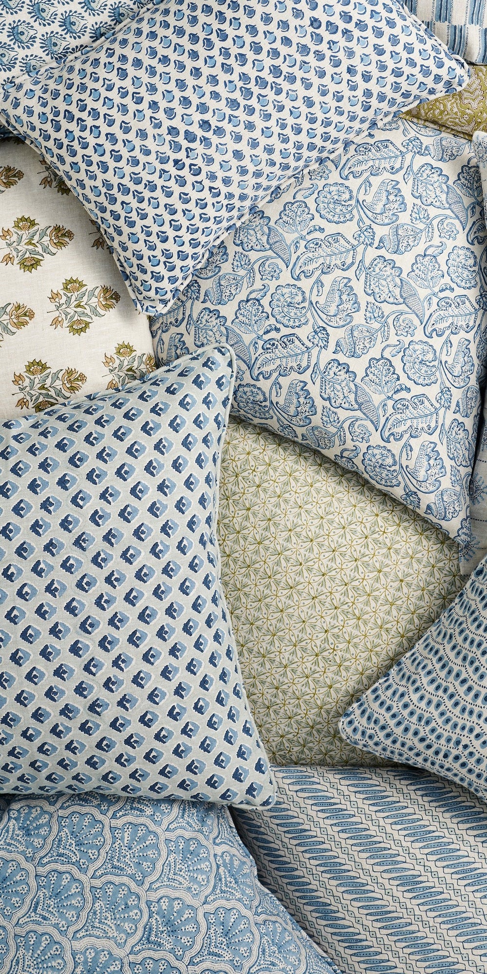 St Tropez Azure Pillowcase in - Cushions - Walter G Australia