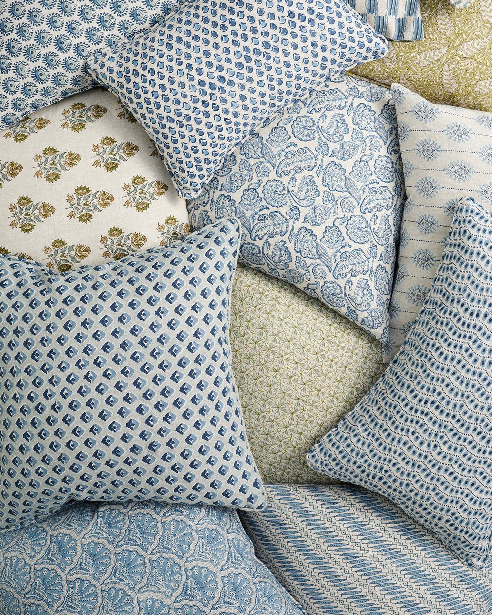 St Tropez Azure Pillowcase in - Cushions - Walter G Australia