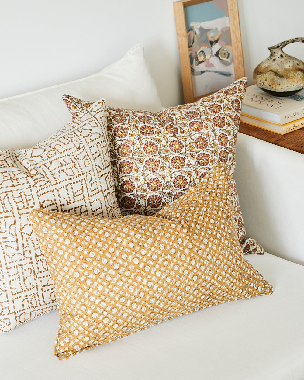 Shijo Saffron Pillow