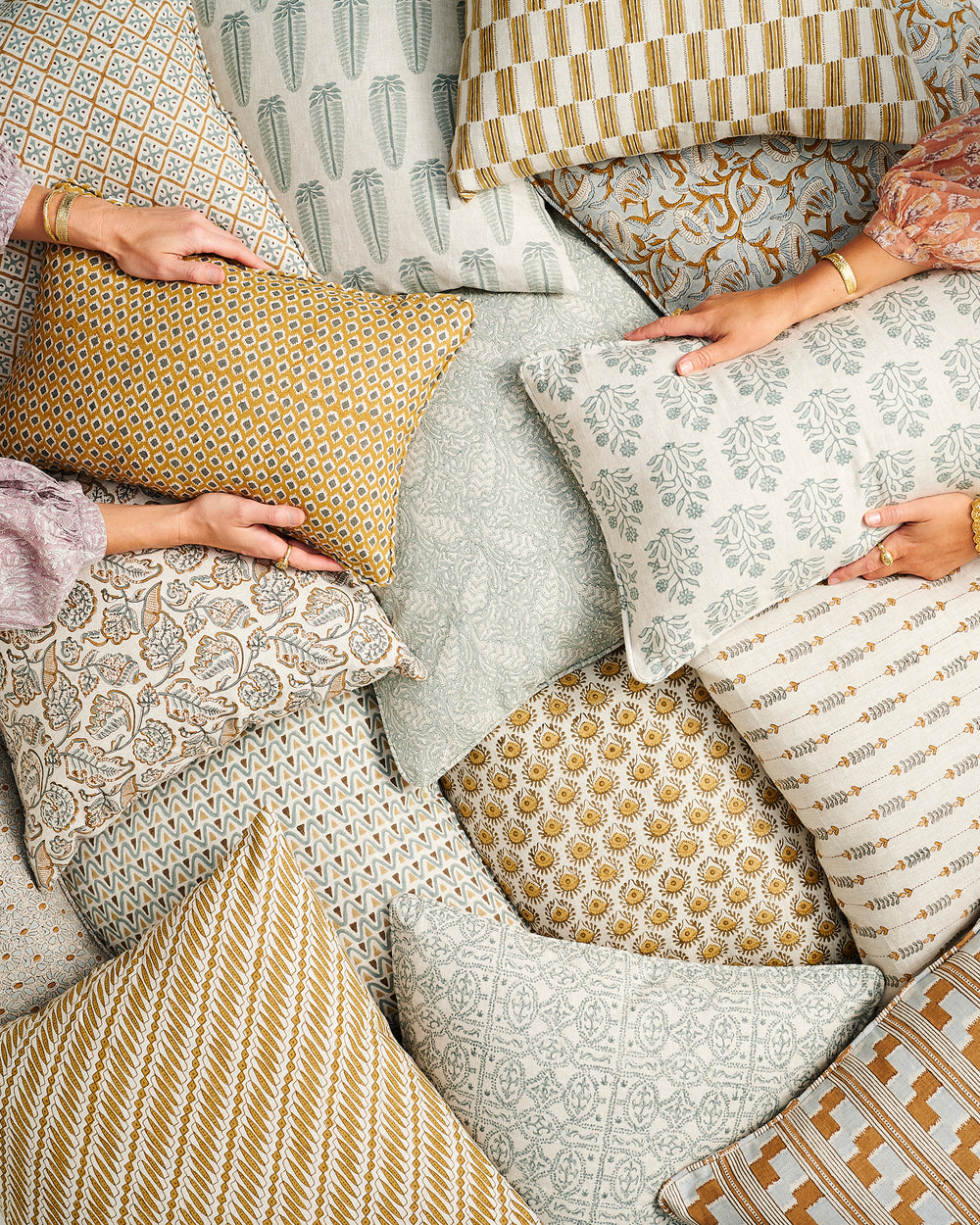 Jakarta Saffron Pillowcase in - Cushions - Walter G Australia
