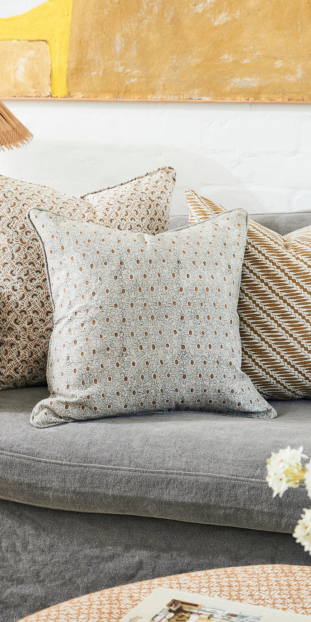 Jakarta Saffron Pillowcase in - Cushions - Walter G Australia