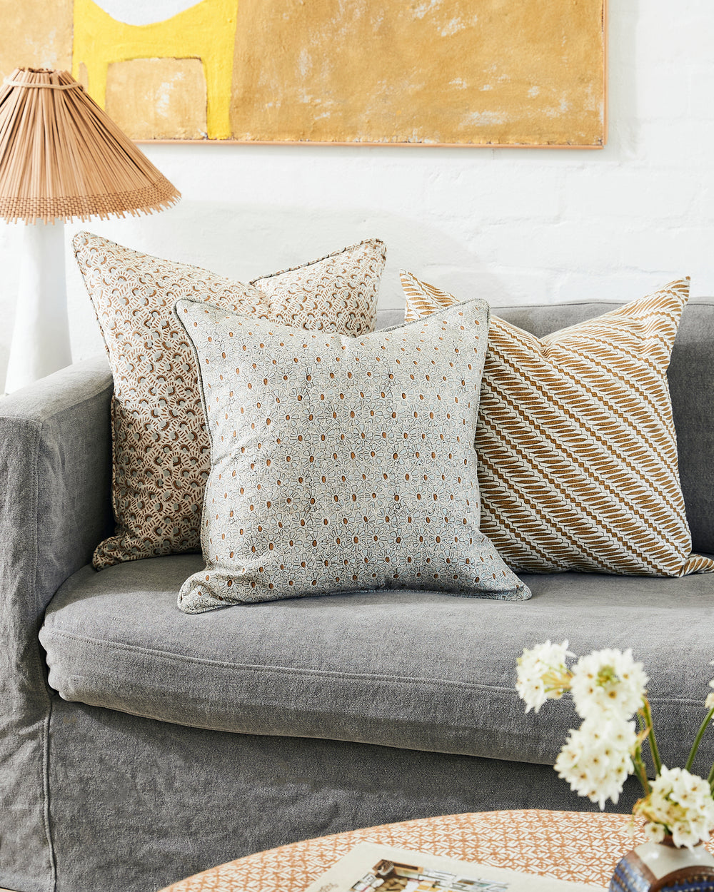 Jakarta Saffron Pillowcase in - Cushions - Walter G Australia