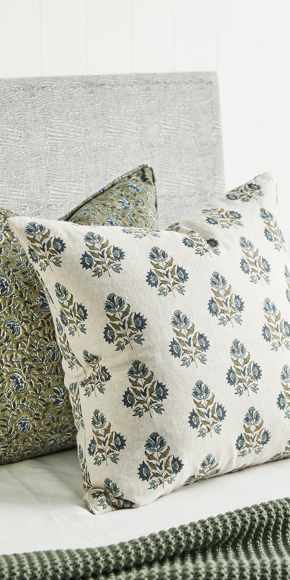 Ankara Slate Pillowcase in - Cushions - Walter G Australia