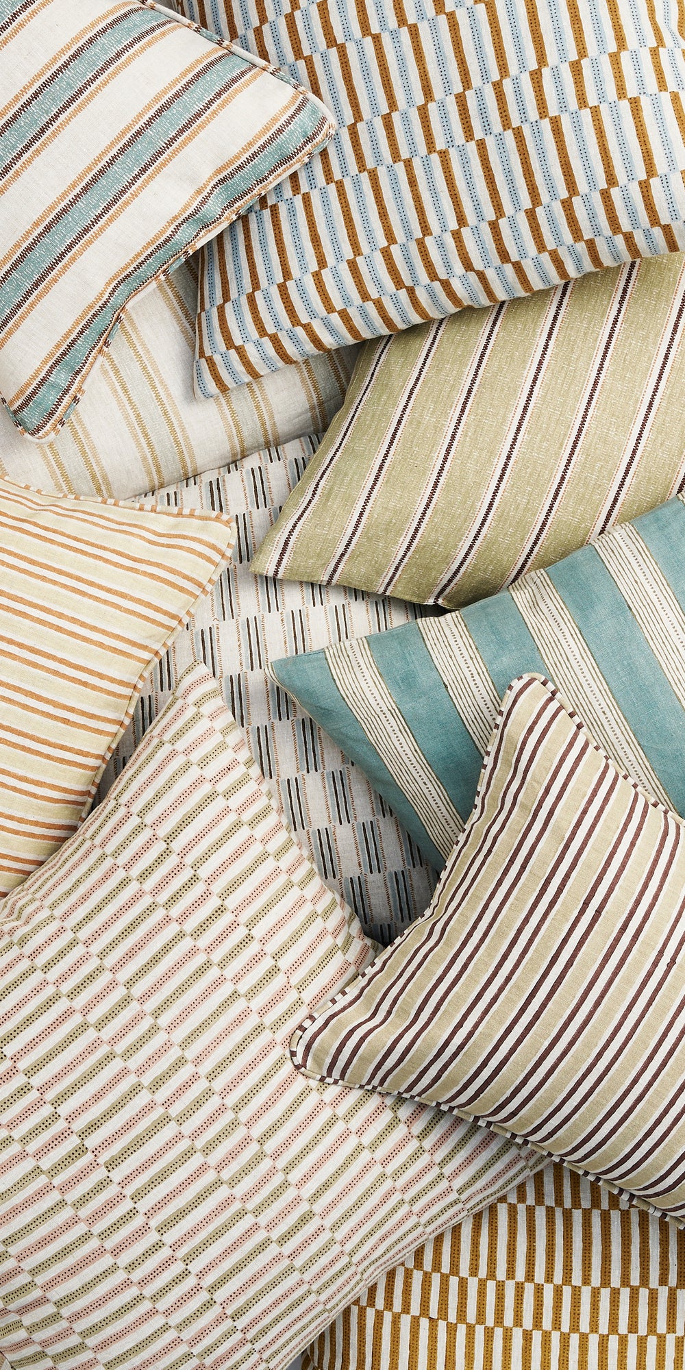Berber Celadon Moss Pillowcase in - Cushions - Walter G Australia