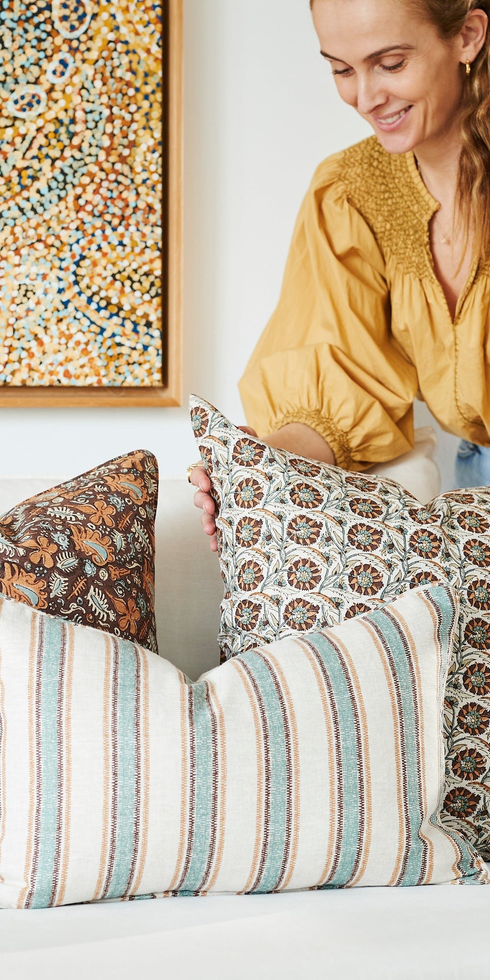 Maluku Sumac Pillowcase in - Cushions - Walter G Australia