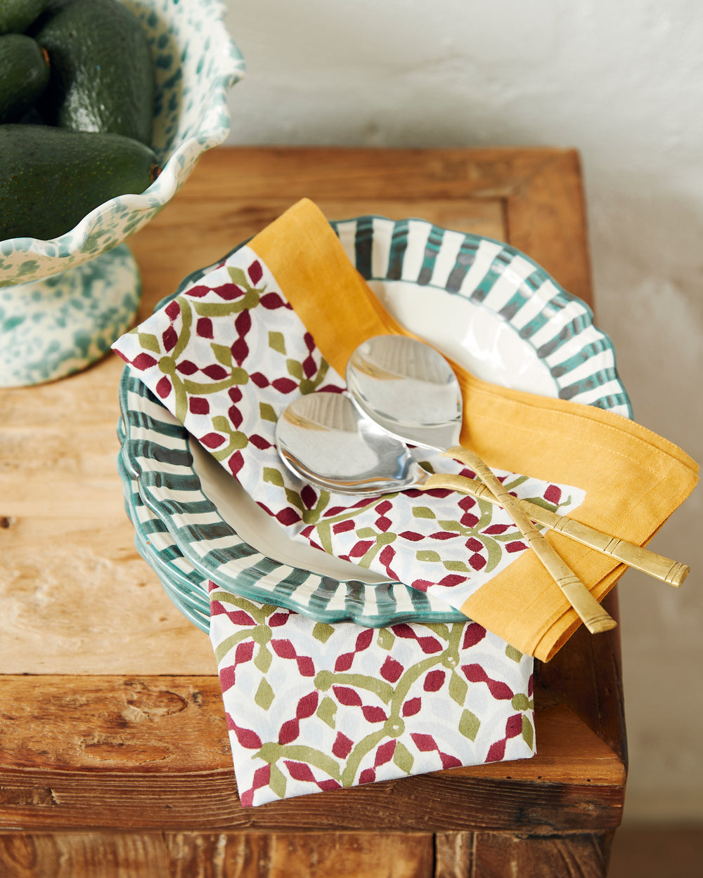 Positano Golden Napkins in - Napkins - Walter G Australia