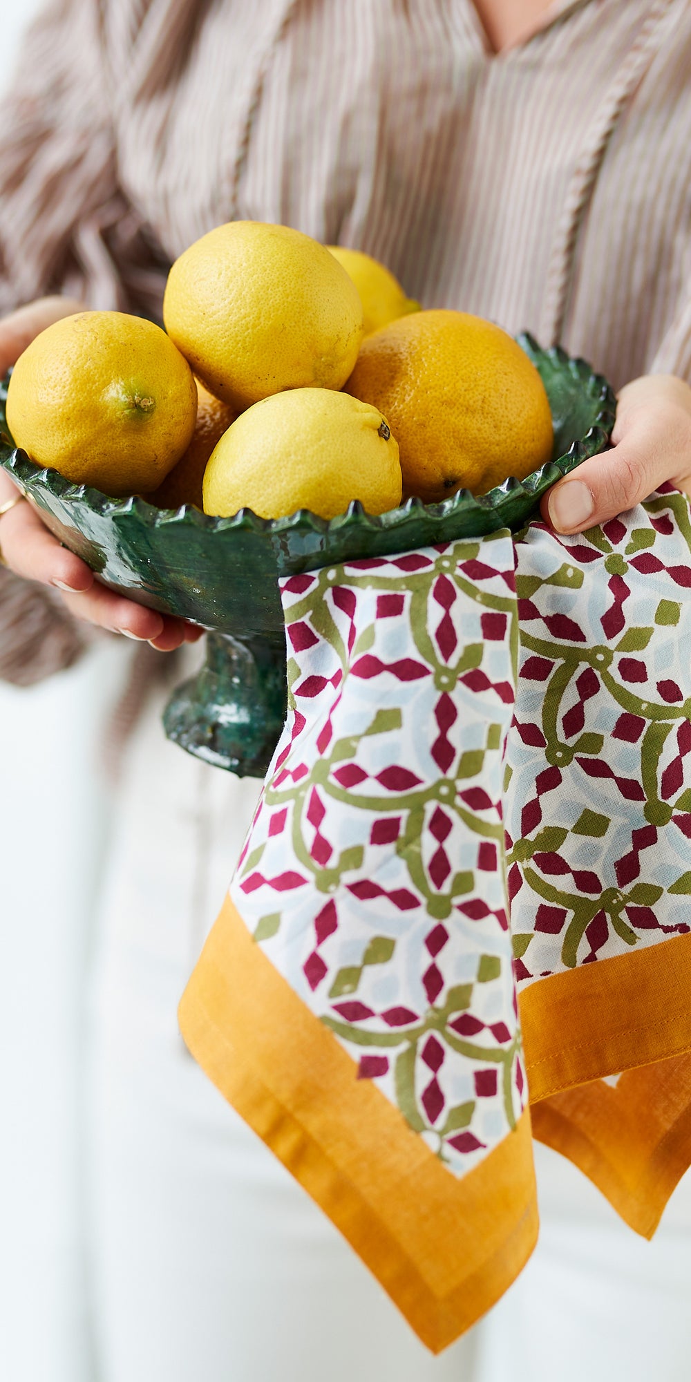 Positano Golden Napkins in - Napkins - Walter G Australia