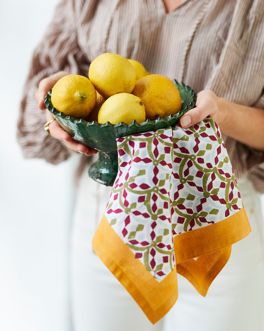 Positano Golden Napkins in - Napkins - Walter G Australia