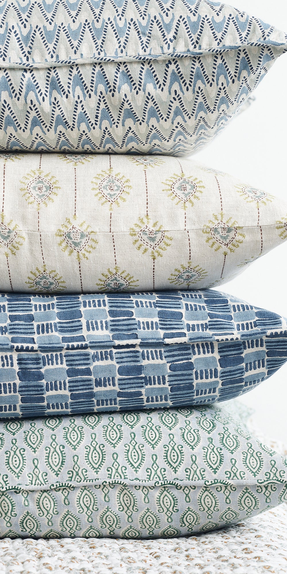 Bombay Celadon Moss Pillowcase in - Cushions - Walter G Australia
